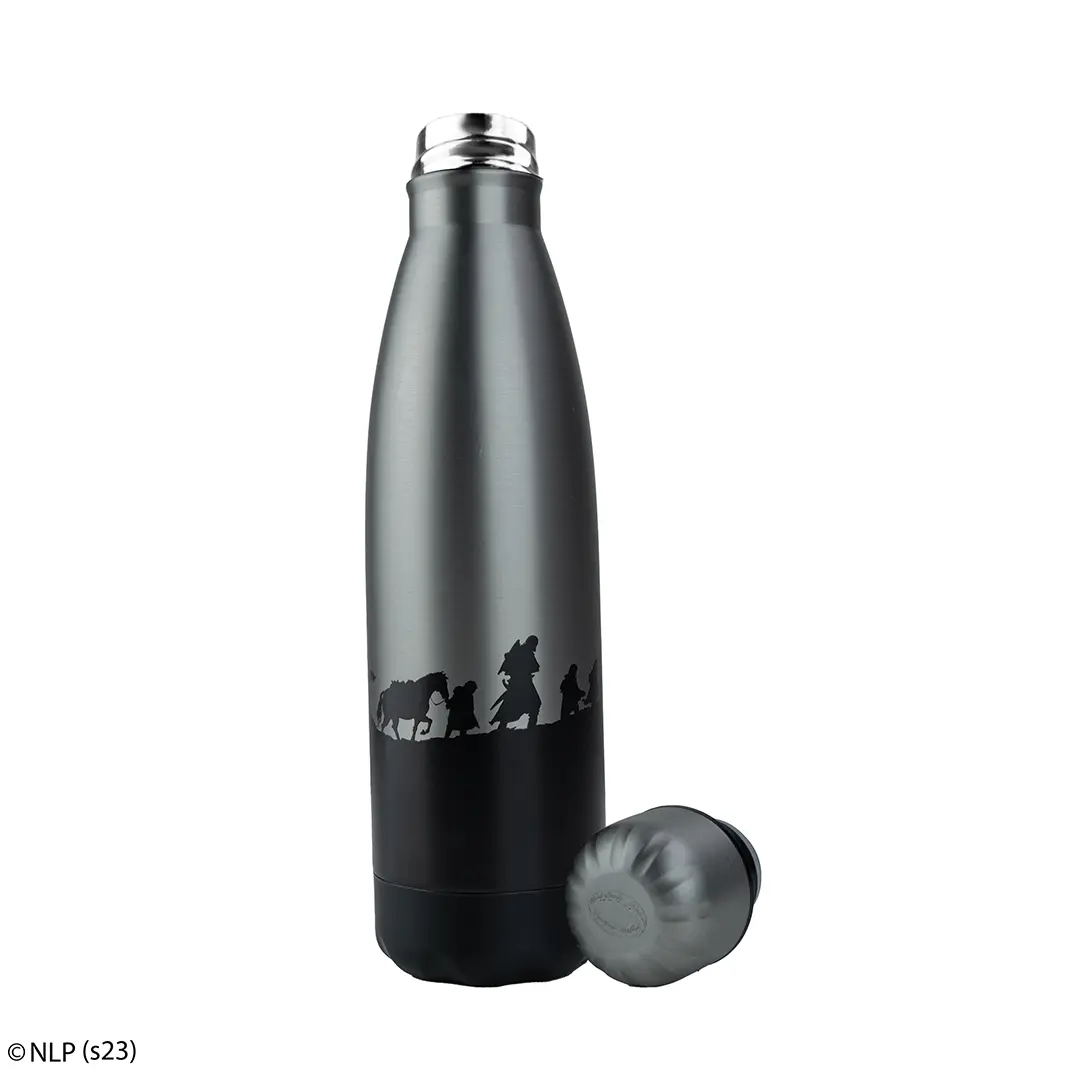 Bouteille isotherme 500ml - Communauté de l’Anneau (argentée) - Image 2