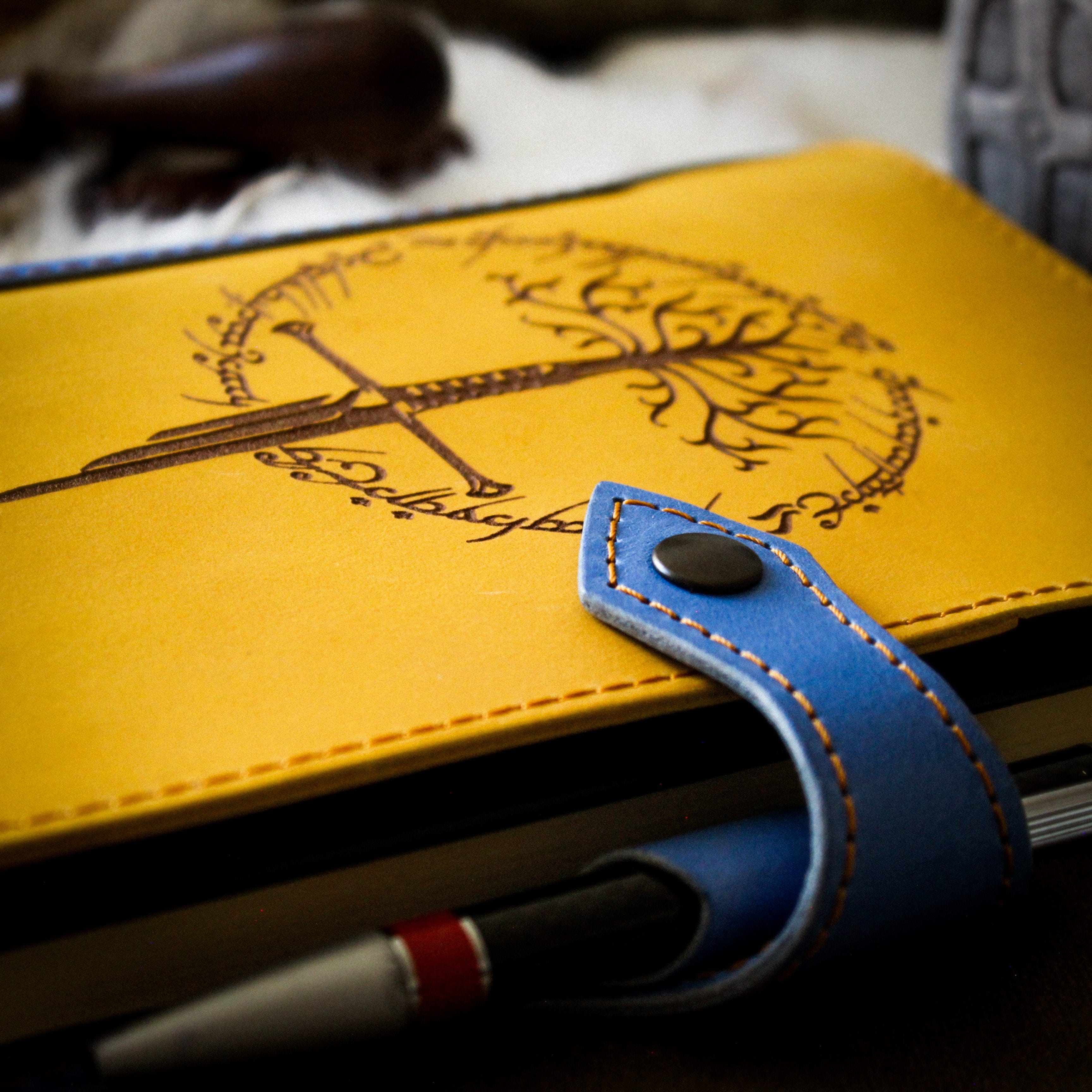 Carnet + Couvre-livre artisanal du Gondor - Image 4